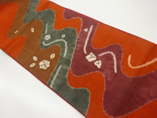 JAPANESE FUKURO OBI / TSUMUGI / SHIBORI / STREAM